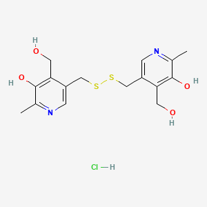 molecular formula C16H22Cl2N2O4S2 B1678531 Pyrithioxin dihydrochloride CAS No. 10049-83-9