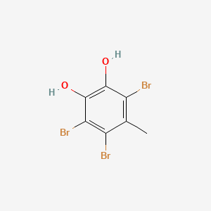 molecular formula C7H5Br3O2 B1678533 Pyrocatechol, 4-methyl-3,5,6-tribromo- CAS No. 56759-56-9