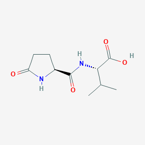 molecular formula C10H16N2O4 B1678539 Pyroglutamylvaline CAS No. 21282-10-0