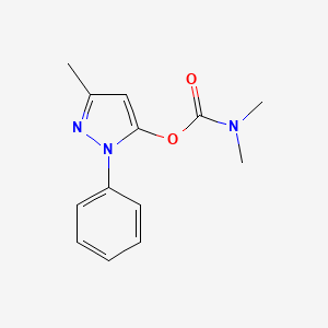 molecular formula C13H15N3O2 B1678540 Pyrolan CAS No. 87-47-8