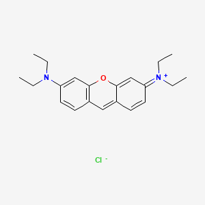 molecular formula C21H27N2O.Cl<br>C21H27ClN2O B1678544 Pyronine B CAS No. 2150-48-3