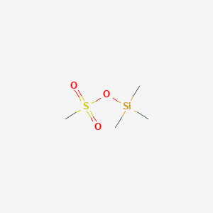 molecular formula C4H12O3SSi B167855 (Trimethylsilyl)methanesulfonate CAS No. 10090-05-8