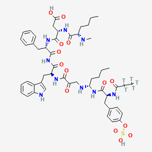 molecular formula C51H67N9O14S B1678566 Pbc 264 CAS No. 125236-85-3