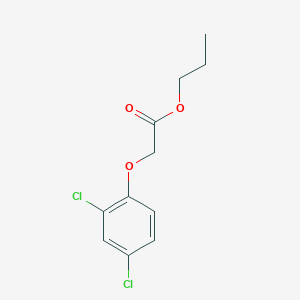 molecular formula C11H12Cl2O3 B167857 2,4-二氯苯氧基乙酸丙酯 CAS No. 1928-61-6
