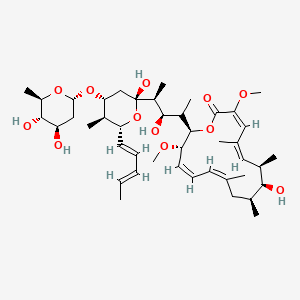 molecular formula C43H68O12 B1678576 PC 766B CAS No. 108375-77-5
