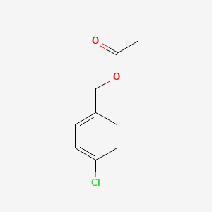 molecular formula C9H9ClO2 B1678579 4-氯苄基乙酸酯 CAS No. 5406-33-7