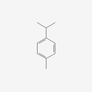 molecular formula C10H14<br>CH3C6H4CH(CH3)2<br>C10H14 B1678584 p-Cymene CAS No. 99-87-6