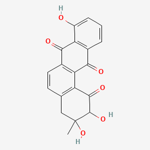 molecular formula C19H14O6 B1678589 PD 116779 CAS No. 102674-89-5