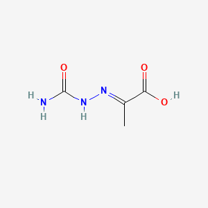 molecular formula C4H7N3O3 B1678609 Pyruvic acid semicarbazone CAS No. 2704-30-5