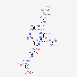 molecular formula C51H74N18O12 B1678616 QF-Erp7 CAS No. 132472-84-5