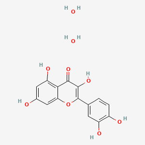 molecular formula C15H14O9 B1678632 Quercetin CAS No. 6151-25-3