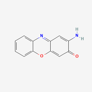molecular formula C12H8N2O2 B1678634 2-氨基-3H-吩恶嗪-3-酮 CAS No. 1916-59-2