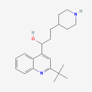 molecular formula C21H30N2O B1678641 Quinacainol CAS No. 86073-85-0