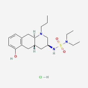 molecular formula C20H34ClN3O3S B1678643 Quinagolide hydrochloride CAS No. 94424-50-7