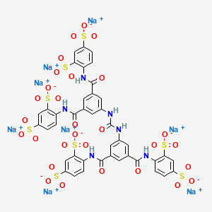 molecular formula C41H24N6Na8O29S8 B1678652 NF449 octasodium salt CAS No. 627034-85-9