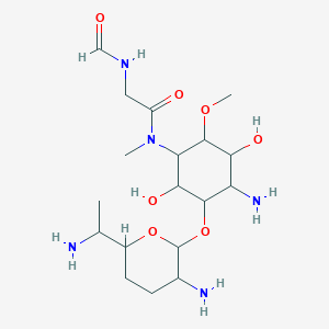 molecular formula C18H35N5O7 B1678653 N-Formylfortimicin A CAS No. 74228-81-2