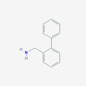 molecular formula C13H13N B167866 1-联苯基-2-甲胺 CAS No. 1924-77-2