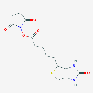 molecular formula C14H19N3O5S B1678670 NHS-生物素 CAS No. 35013-72-0