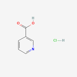 molecular formula C6H6ClNO2 B1678674 Niacin hydrochloride CAS No. 636-79-3