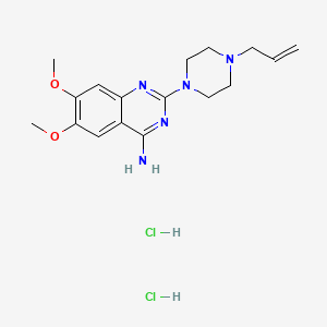 molecular formula C17H25Cl2N5O2 B1678680 Quinazosin hydrochloride CAS No. 7262-00-2