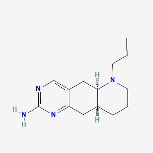 molecular formula C14H22N4 B1678682 Quinelorane CAS No. 97466-90-5