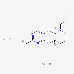 molecular formula C14H24Cl2N4 B1678683 Quinelorane Hydrochloride CAS No. 97548-97-5