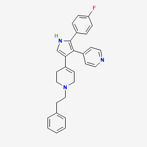 molecular formula C28H26FN3 B1678692 R-130823 CAS No. 321344-32-5