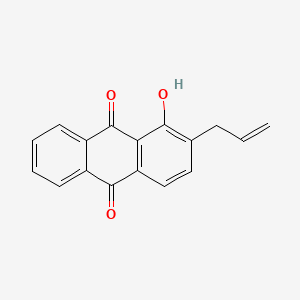 molecular formula C17H12O3 B1678699 2-烯丙基-1-羟基-9,10-蒽醌 CAS No. 64302-87-0
