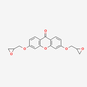 B1678704 3,6-Bis(glycidyloxy)-9H-xanthen-9-one CAS No. 151417-66-2