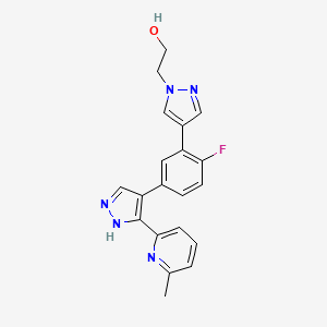 molecular formula C20H18FN5O B1678706 R-268712 CAS No. 879487-87-3
