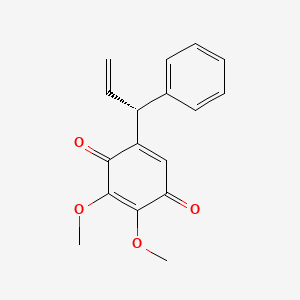 molecular formula C17H16O4 B1678709 (R)-3,4-Dimethoxydalbergione CAS No. 3755-64-4