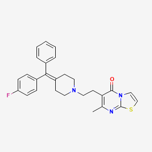 molecular formula C27H26FN3OS B1678719 R 59-022 CAS No. 93076-89-2