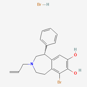 molecular formula C19H21Br2NO2 B1678724 R(+)-6-Bromo-APB hydrobromide CAS No. 139689-19-3