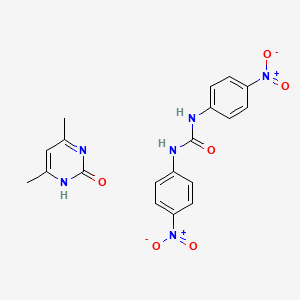 molecular formula C19H18N6O6 B1678737 Nicarbazine CAS No. 330-95-0