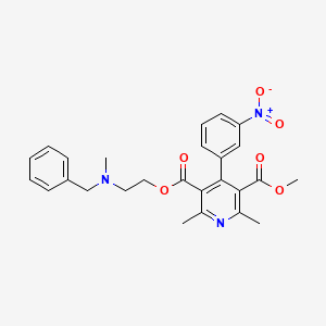 molecular formula C26H27N3O6 B1678740 Dehydro nicardipine CAS No. 59875-58-0