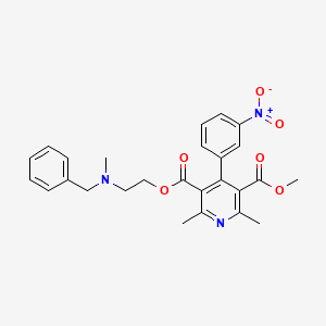 molecular formula C26H27N3O6 B1678740 Nicardipine pyridine metabolite II CAS No. 59875-58-0