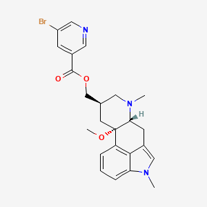 molecular formula C24H26BrN3O3 B1678741 Nicergoline CAS No. 27848-84-6