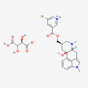 molecular formula C28H32BrN3O9 B1678742 Nicergoline tartrate CAS No. 32222-75-6