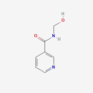 B1678751 N-(Hydroxymethyl)nicotinamide CAS No. 3569-99-1