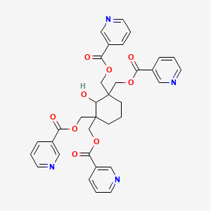 molecular formula C34H32N4O9 B1678752 Nicomol CAS No. 27959-26-8