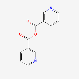 molecular formula C12H8N2O3 B1678761 Nicotinic anhydride CAS No. 16837-38-0