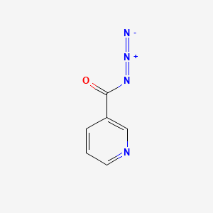 molecular formula C6H4N4O B1678762 Nicotinoyl azide CAS No. 4013-72-3