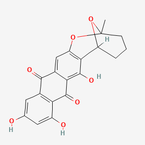 molecular formula C20H16O7 B1678768 (+/-)-Averufin CAS No. 28458-23-3