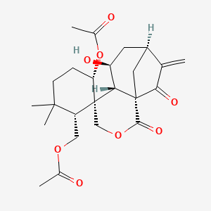 molecular formula C24H32O8 B1678780 Rabdosin B CAS No. 84304-92-7