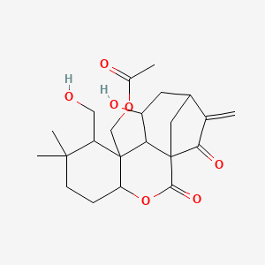 molecular formula C22H30O7 B1678781 紫草素 C CAS No. 82460-75-1
