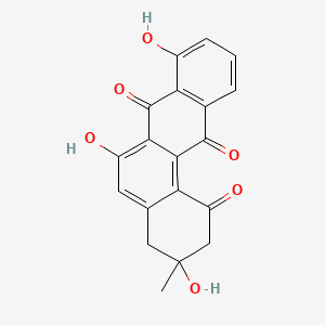 molecular formula C19H14O6 B1678784 Rabelomycin CAS No. 28399-50-0