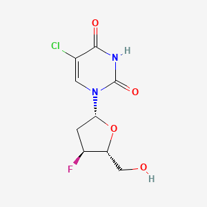 molecular formula C9H10ClFN2O4 B1678791 Raluridine CAS No. 119644-22-3