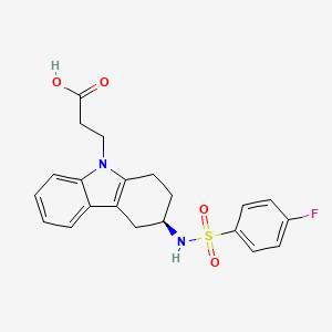 molecular formula C21H21FN2O4S B1678793 Ramatroban CAS No. 116649-85-5