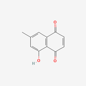 molecular formula C11H8O3 B1678795 Ramentaceone CAS No. 14787-38-3