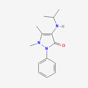 molecular formula C14H19N3O B1678796 Ramifenazone CAS No. 3615-24-5